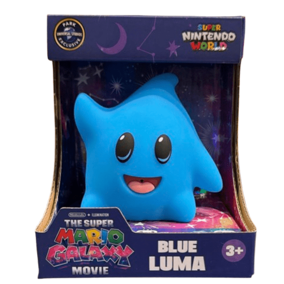Universal Studios Super Mario Galaxy Blue Luma Shoulder Pal Toy New with Tag