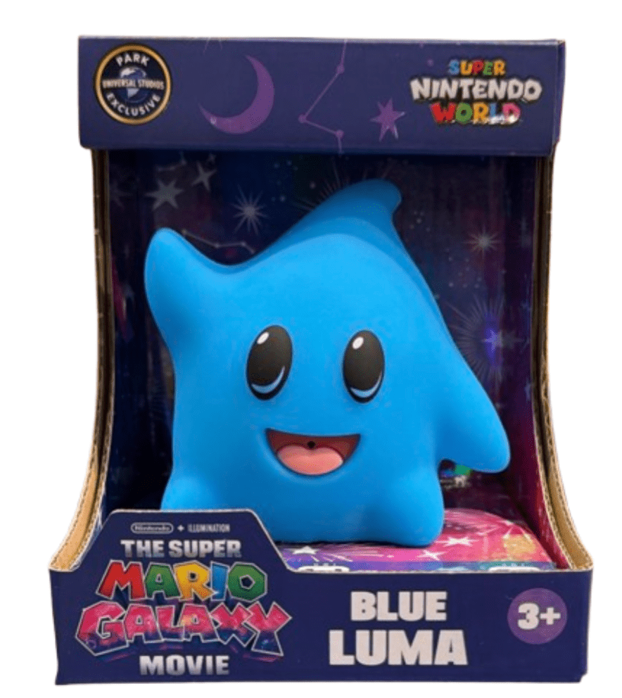 Universal Studios Super Mario Galaxy Blue Luma Shoulder Pal Toy New with Tag