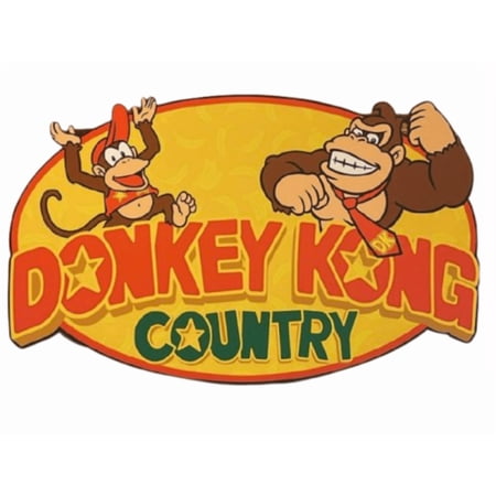 Universal Studios Super Nintendo World Donkey Kong Country Wood Sign New W Tag