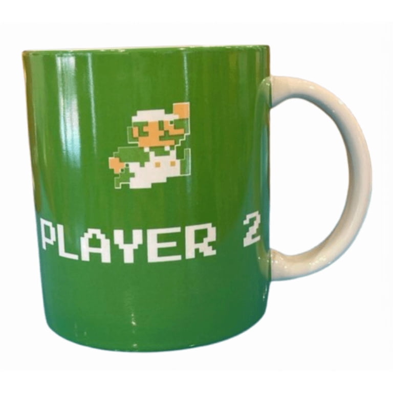 Universal Studios Super Nintendo World Luigi Player 2 Green Coffee