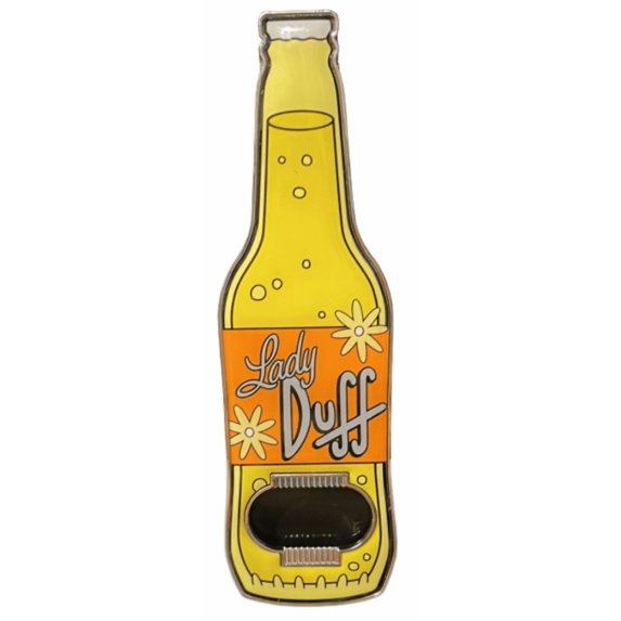 Universal Studios The Simpsons Lady Duff Bottle Opener Magnet New With Tag