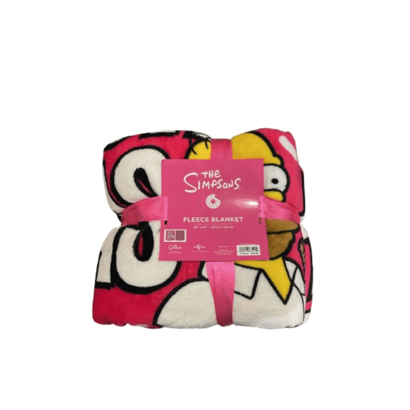 Universal Studios The Simpsons There is no Such Thing as a Bad Donut Blanket New