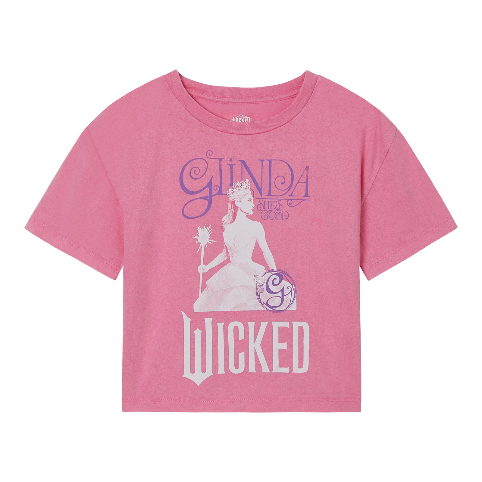 WICKED, Toddler to Big Kid T-Shirt, Wicked Glinda Boxy Drop 