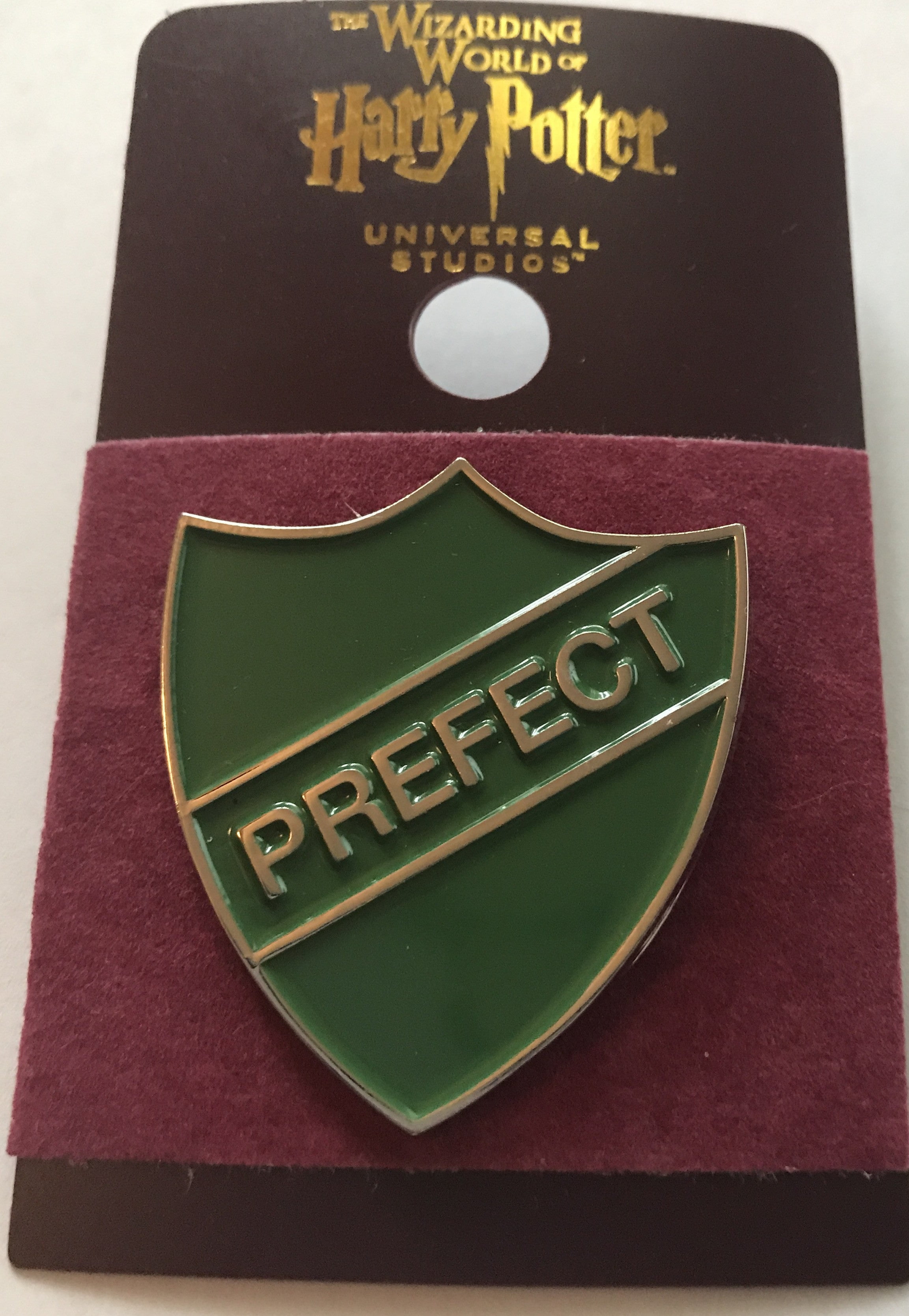 Slytherin House Prefect Harry Potter Pin Badge