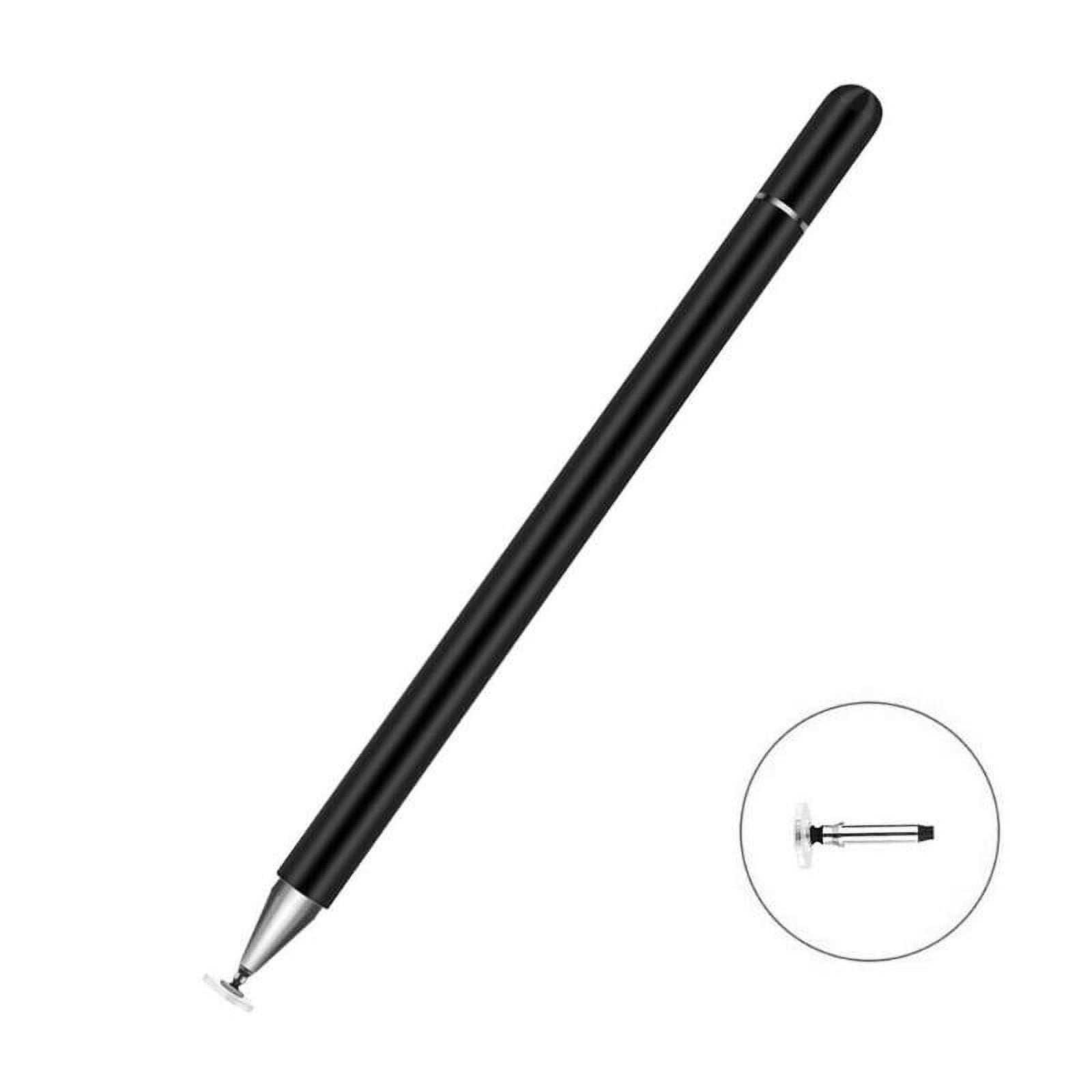 Stylus Pens for Touch Screens, Disc Stylus Pen, Compatible with iPad  pro/Mini/Air/iPhone/Android/Microsoft Tablets (Black/White/Rose Gold)