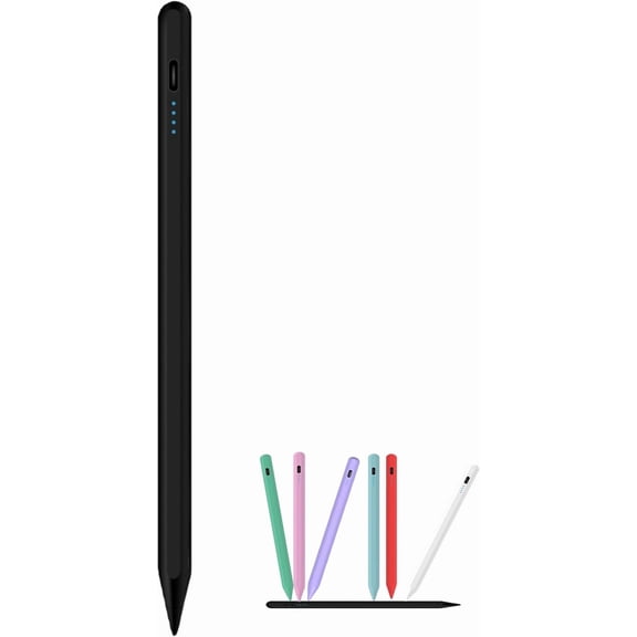 Universal Stylus Pen for Touch Screens Compatible with Galaxy Tab A11/A11+A9/A8/A7 iPad iPhone- Android/iOS/Windows Capacitive Pen for Drawing & Note-Taking (Black)