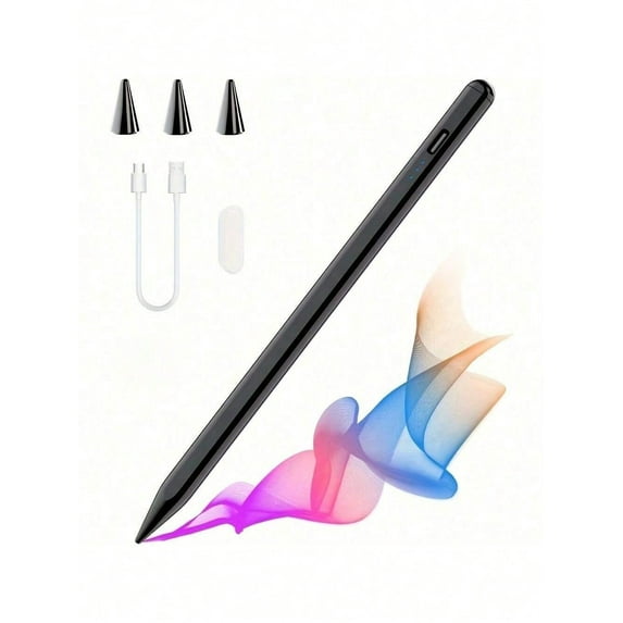 Universal Stylus Pen for iPad (9/10/11), One-Touch Pairing & 3 Replacement Tips