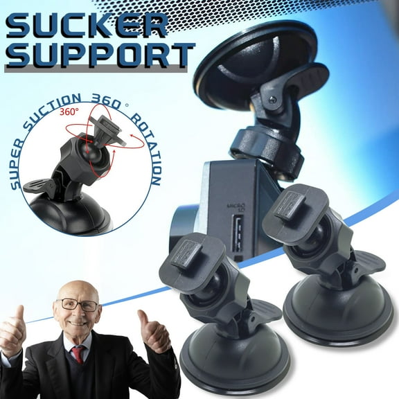 Universal Suction Cup Mount Holder – 2 Pack, Secure Adjustable Base for Dashboard & Windshield, for Devices
