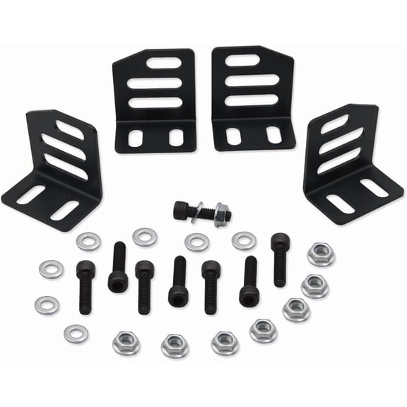 Universal Super Low Down Side Adjustable Mount Brackets Compatible with RNG Recaro Racing Bride Seat