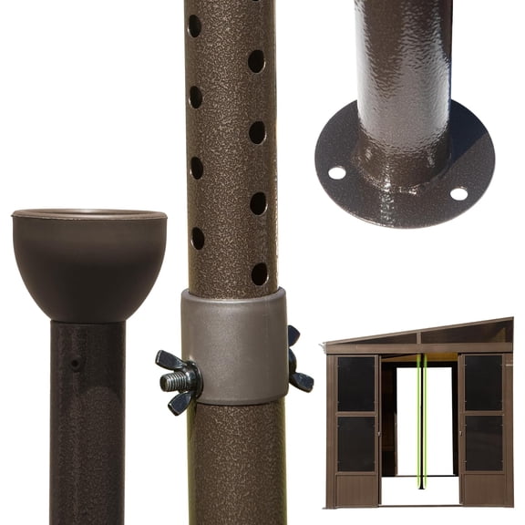 Universal Support Post, Gazebo Accessories for Stability, Reinforced Support Post for All Domi Sunroom & Lean-to-Gazebo & Pergola