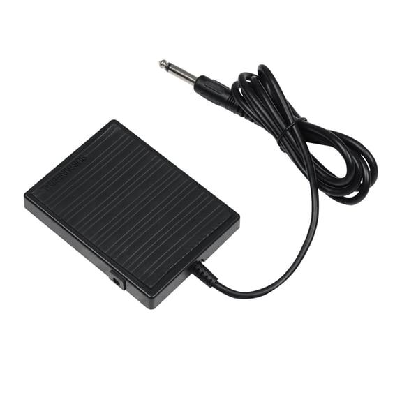 Universal Sustain Pedal with 6.35mm Plug for Electronic Keyboards, MIDI Controllers, and Digital Pianos