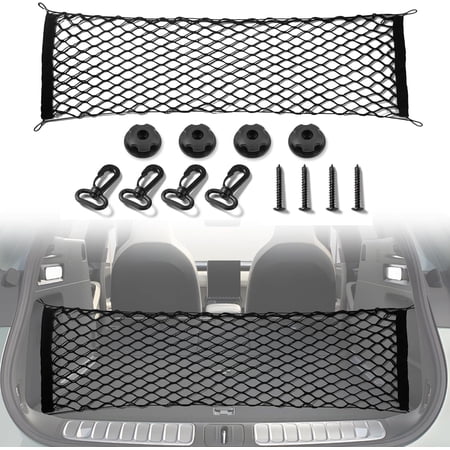 Universal Suv Cargo Net Organizer Trunk Net for Suv Camping Accessories Car Net for Trunk (43.3x15.8 inch)