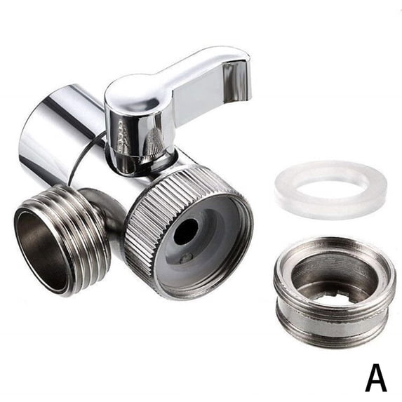 Universal Switch Faucet Adapter Kitchen Sink Splitter Valve Diverter A4H5