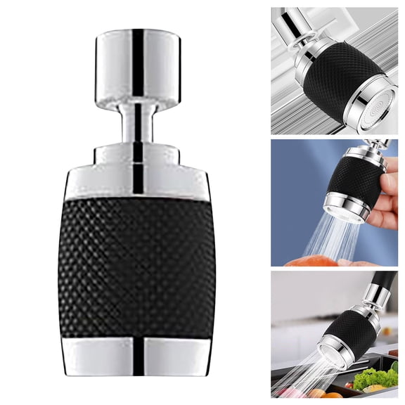 Universal Swivel Faucet Extender Kitchen Adapter with 3 Spray Modes Flexible Spout Extension