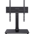 thumbnail image 1 of Universal Swivel TV Stand for 24-60 inch TVs up to 99 lbs, 8 Height Adjustable Table Top TV Stand, TV Base Stand with Tempered Glass Base, Max VESA 400x400mm, PSTVS33, 1 of 6