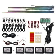 Universal Symphony Car Ambient Lights RGB Car Interior Light Light Atmosphere Decoration D9O6 Rainbow Car Acrylic