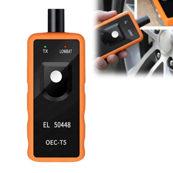 Universal TPMS Relearn Tool, TPMS Relearn Tool Tire Sensor, Auto Tire Pressure Monitor Sensor Activation Reset Tool, OEC-T5 for GM Buick Chevy Series Vehicles (1pcs)