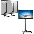 Universal TV Legs for 3255 inch TVs and Rolling TV Stand for 2360