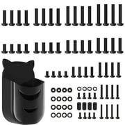 Universal TV Mount Screws Kit Includes M4 M5 M6 M8 Screws, Washers, for Almost TV Mounting Hardware Kit with Remote Control Holder