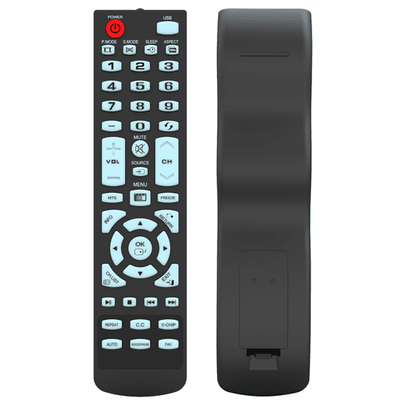 Universal TV Remote Control, Compatible with All Element Brand LCD LED HDTV Smart TVs Direct Use