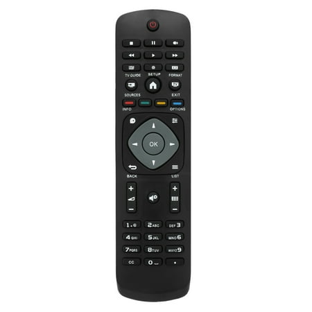 Universal TV Remote Control Wireless Smart Controller Replacement for LCD TV Smart Digital HDTV Black
