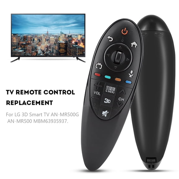 Universal TV Remote, Replacement For <span Style="background:red"></span> 3D <span Style="background:red"></span> AN,MR500 Series, Reliable ABS Build, 10m Range, Black