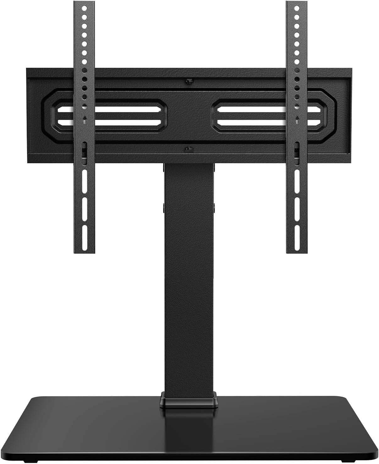Universal TV Stand for 32-70" TVs,60 Degree Swivel TV Stand Mount with Tilt, 9 Level Height Adjustable Table Top TV Stand for Bedroom, Tempered Glass Base,Holds up to 88 lbs, Max VESA 400x400mm