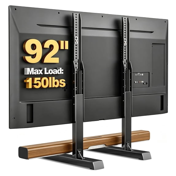 Universal TV Stand 35-92 Inch Height Adjustable Table Top Legs for LCD ...
