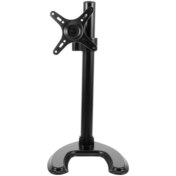UEETEK Universal TV Stand Base Black Display Bracket with Rotating Base for Adjustable Viewing Angles