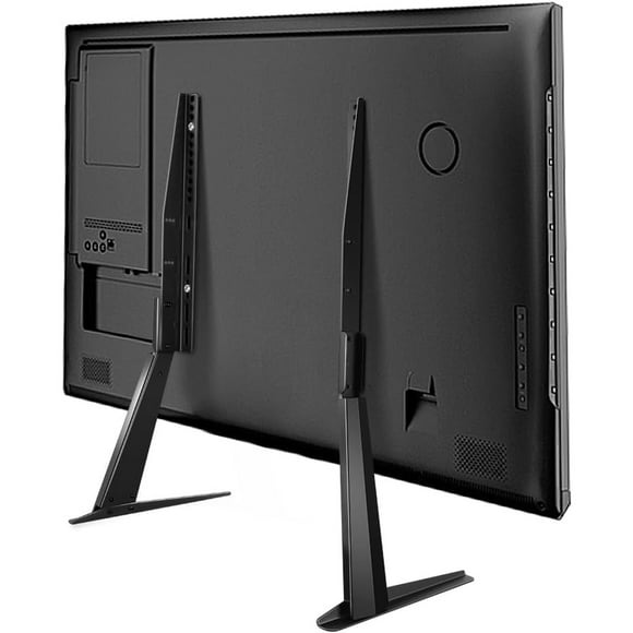 Universal TV Stand Base TV for 27-65 inch Flat Screen TV Metal Stand Legs Adjustable Table Top TV Stand Max VESA 800x400mm Hold up to 88lbs