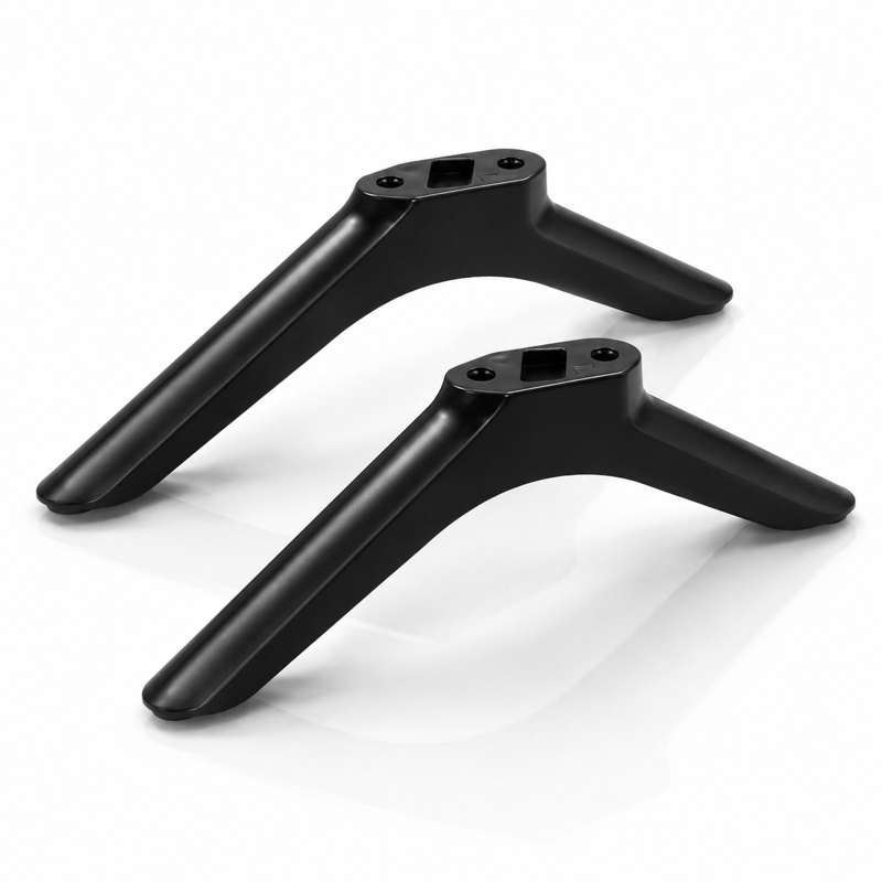 Universal TV Stand Legs 2pcs Screws Replacement Feet for Smart TVs Tabletop Base Pedestal Mount Living Room Bedroom