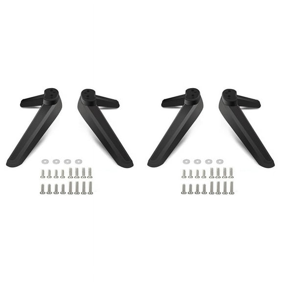4x Universal TV Stand, Table Top Stand Base Replacement, Pedestal Feet Mount Legs 17mm-20mm