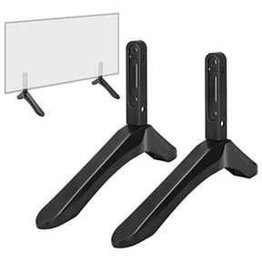 Universal Table Stand Base TV Legs for Most 32 37 40 42 47 50 55 65 LCD LED Plasma Flat Screen TVs, Height Adjustable Leg TV Replacement Stand