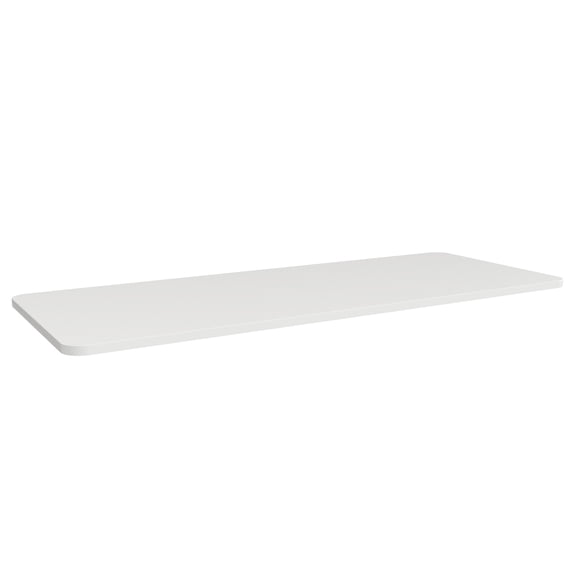 Universal Table Top MDF Desk Top Replacement for Home and Office Desk Frames, 47 x 27 Inch - White