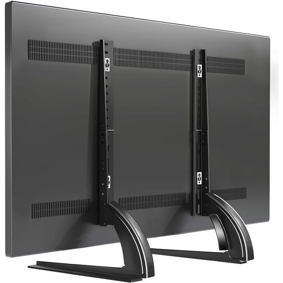 Universal Table Top TV Stand Mount for 27 30 32 37 40 43 50 55 60 65 Inch LCD LED Flat/Curved Screen TVs, Height Adjustable TV , TV Base Holds up to 88 lbs, Max VESA 800x500mm