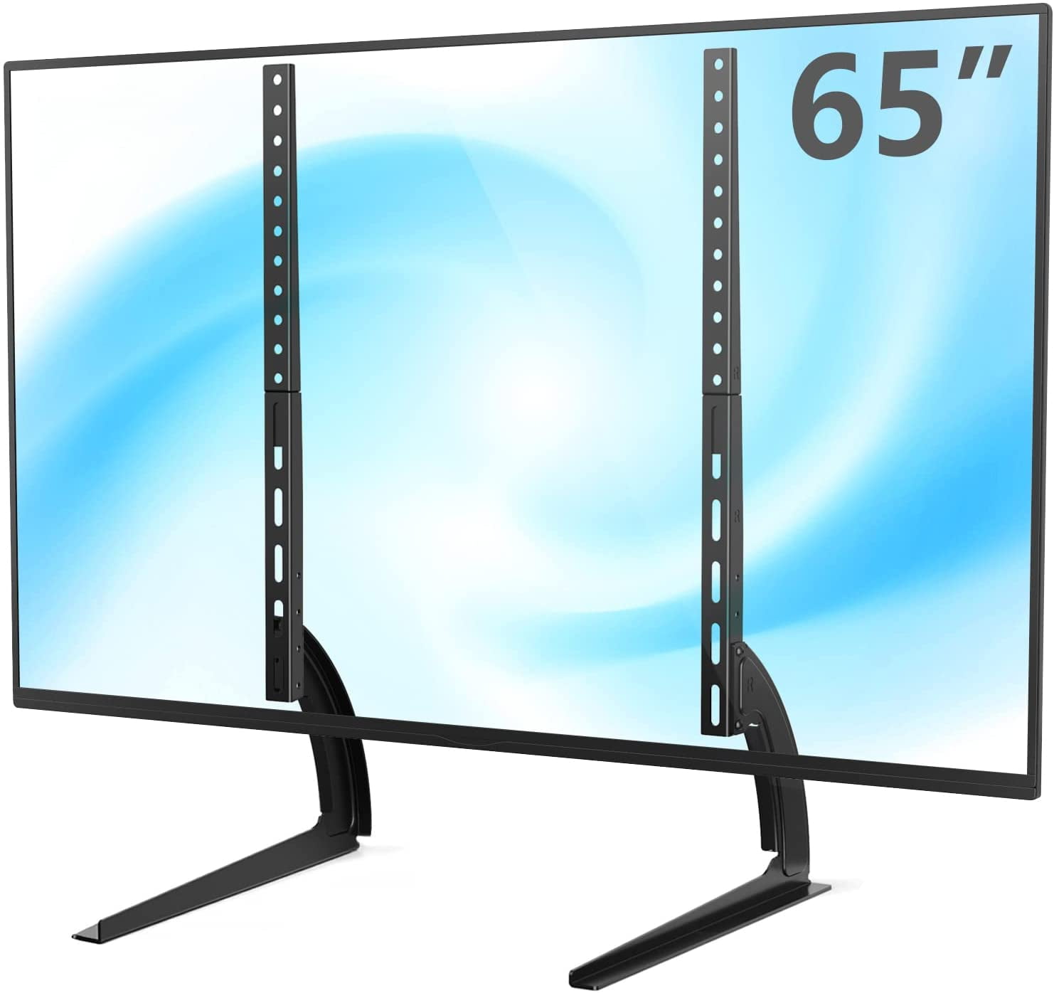 Universal Table Top TV Stand TV Legs TV Base Replacement Height Adjustable Leg Stand for 22 to