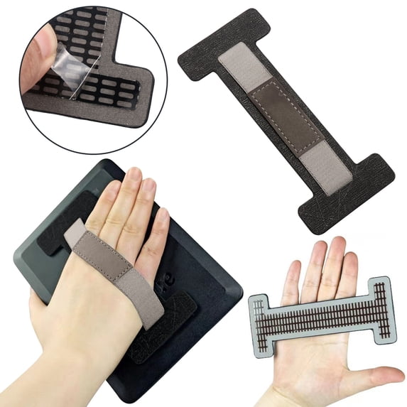 Universal Tablet Hand Grip Strap Holder Finger Sling Band Strap Holder Stand Sticker For 6-5.5*2.3in Tablet Pc, 1脳 Handheld Comfort Grip With Ergonomic Design, Multi-Purpose Stand