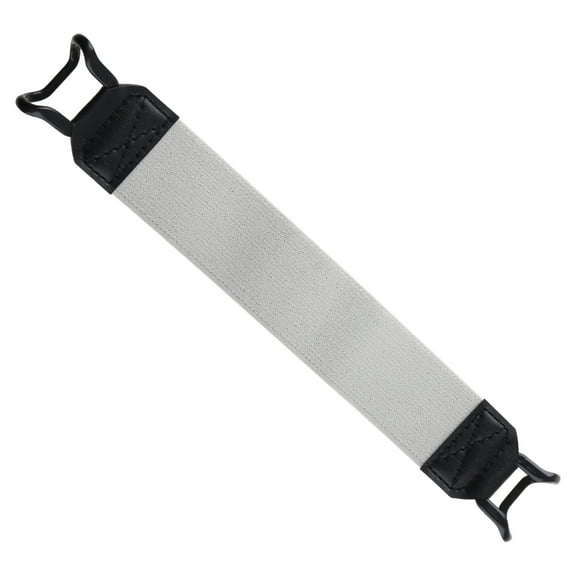 Universal Tablet Hand Strap Holder PU Leather + Velvet Elastic Band Handle Grip