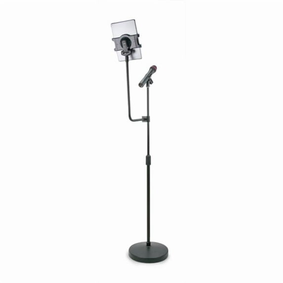 Universal Tablet Mic Stand Mount - Black