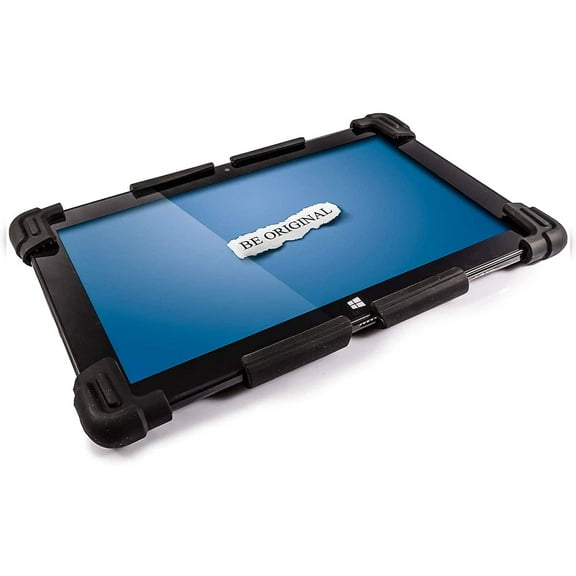 Universal Tablet PC Silicone Gel Case for 10" to 12.5" - Suitable for 10", 10.1", 10.6", 11.1", 11.6", 12" Tablet PCs (Black)