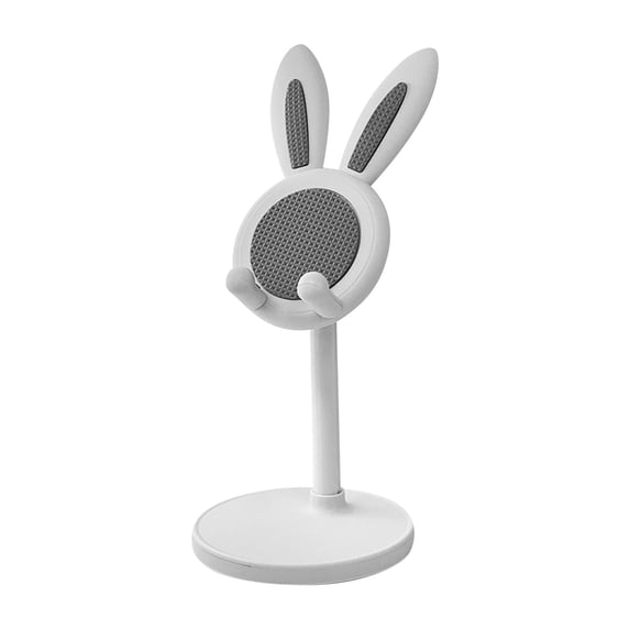 Universal Tablet Stand, Desktop Bracket Holder for iPad and Android Tablets, Adjustable Angle for Hands Free Viewing and Typing 4x9 Inch White
