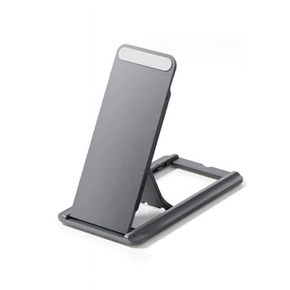 Universal Tablet Stand Foldable Storage Sticky Bracket for Desktop E-Reader Holder Dark Grey