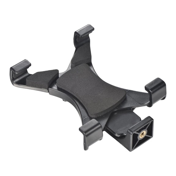 Universal Tablet Tripod Mount Clamp With 1/4"Thread Adapter Adjustable Clamp Holder for Video Calls Streaming
