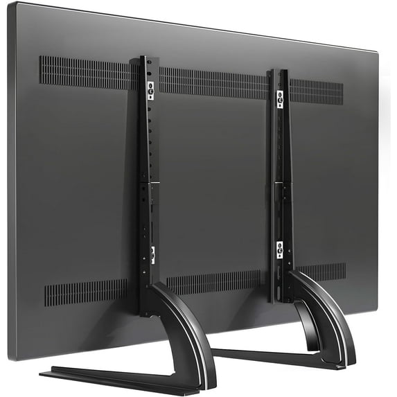 TV Stand Mount, Universal TV Stand Tabletop for 22 to 65 inch Plasma LCD LED Flat Screen TVs, TV Legs, Holds up to 88lbs, Max VESA 800 x 500mm, Height Adjustable TV Base