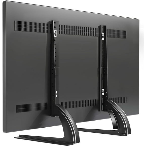 Universal Tabletop TV Stand for 27 30 32 37 40 43 47 50 55 60 65 Inch LCD LED Flat/Curved TVs, Height Adjustable TV Feet, Sturdy TV Base Holds 88 lbs, Max VESA 800x500mm