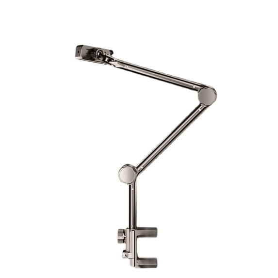 Universal Tablets Holder with Swivels Ball Head for Landscape Portrait Mode Secure Clamp Fixation Alloy Construction