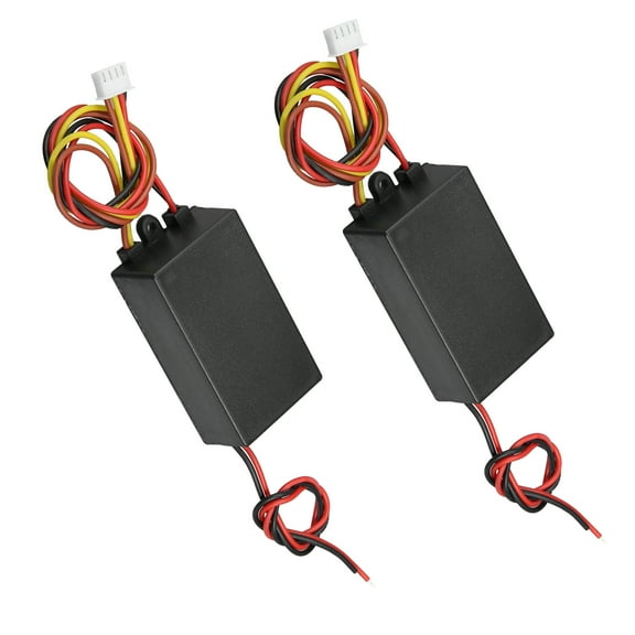Universal Taillight Controller 12V Car Tail Signal Light 3-Step Sequential Dynamic Chase Flash Module Box ABS Black 2pcs
