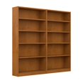 thumbnail image 1 of Universal Tall 5 Shelf Bookcase in Natural Cherry (Set of 2) - Engineered Wood, 1 of 8