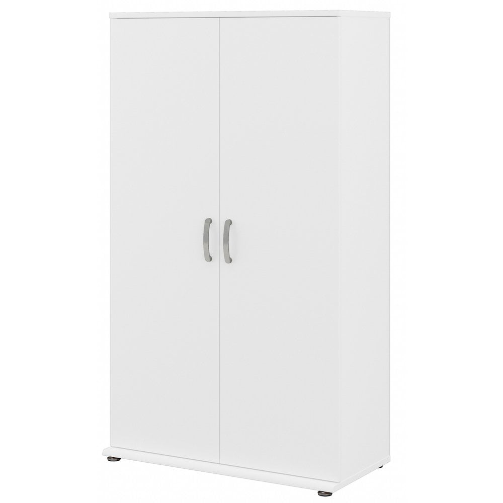 Bush Furniture Universal Tall Clothing Storage Cabinet, White ...
