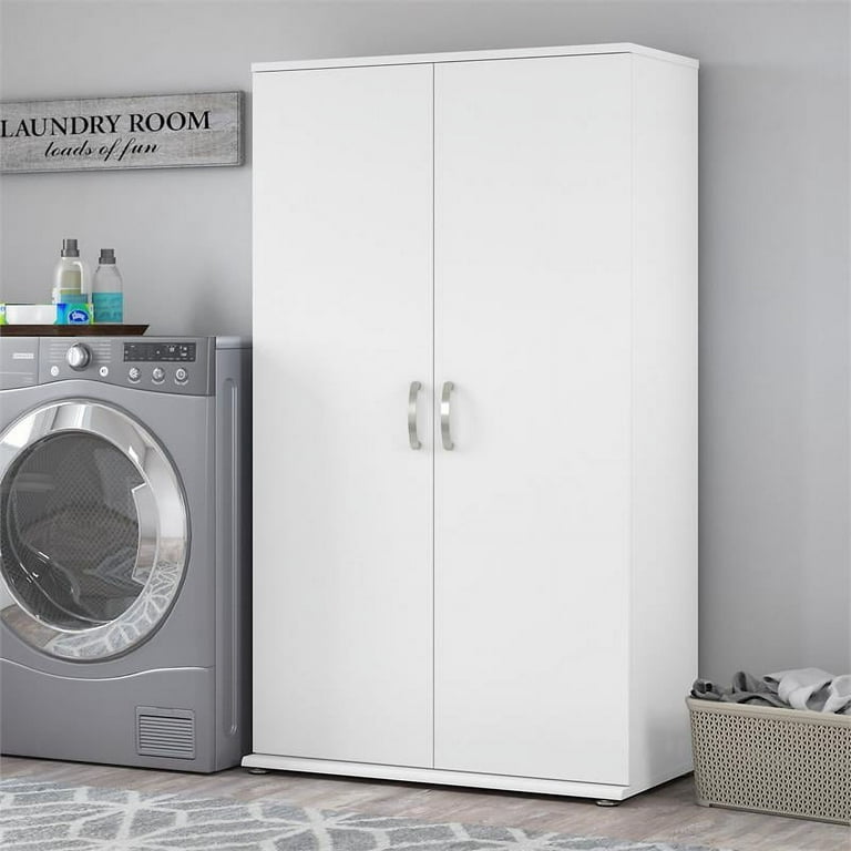 Universal Storage Tall Storage Cabinet with Doors and Shelves